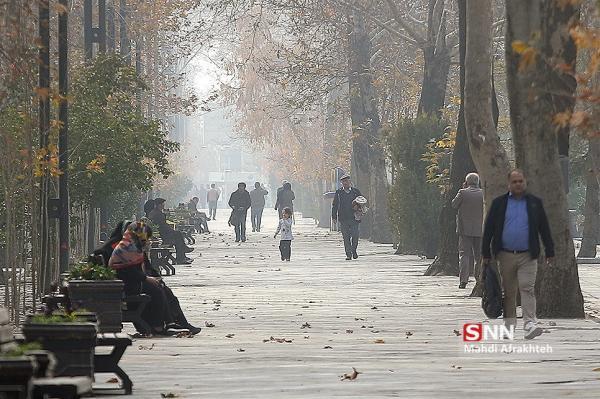 آلودگی هوای تهران برای گروه های حساس در منطقه ها پرتردد