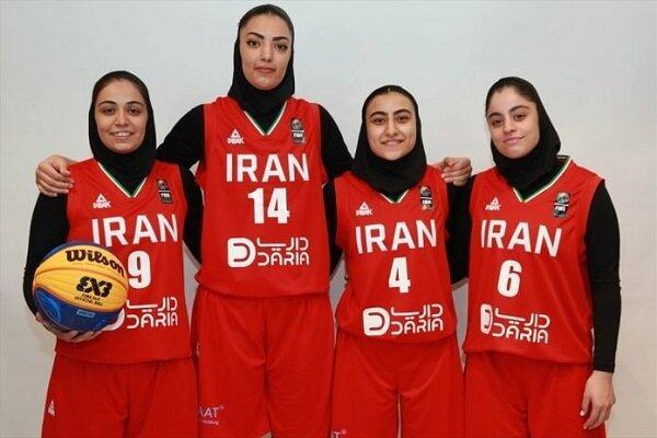 تیم بسکتبال سه به سه زیر 23 دختران از کسب سهمیه جهانی بازماند