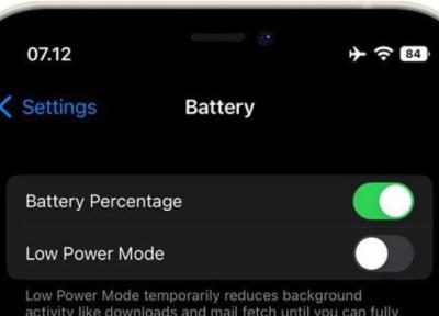 نمایش درصد شارژ باتری iOS 16 برای بعضی آیفون ها در دسترس نیست