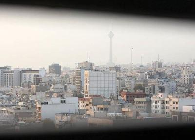استمرار آلودگی هوای تهران در آخرین روز مهر ماه ، گرد و غبار در جنوب و جنوب غربی شهر